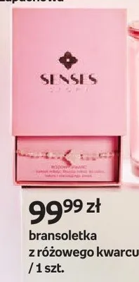 Bransoletka z różowego kwarcu promocja w Empik