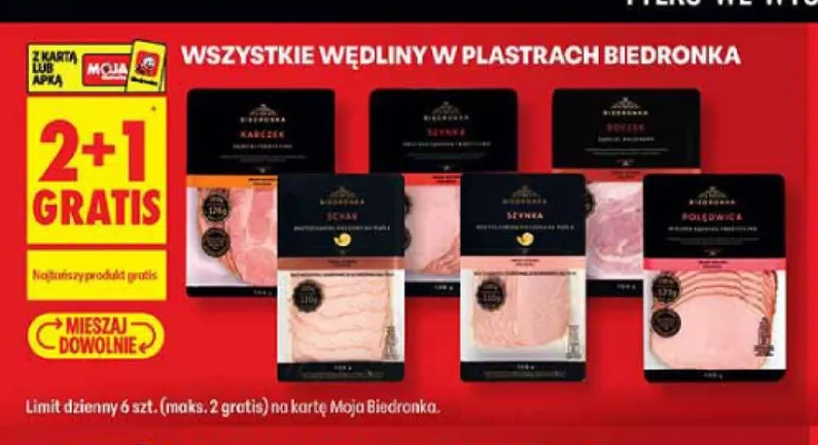 Polędwica w plastrach Biedronka promocja w Biedronka