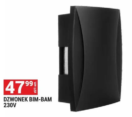 Dzwonek BIM-BAM 230V promocja w Merkury Market