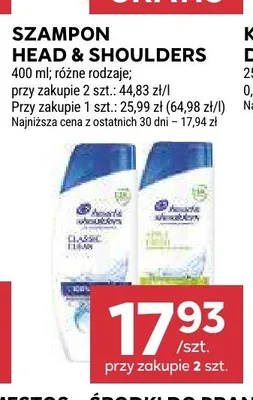 Szampon Head & Shoulders promocja w Stokrotka
