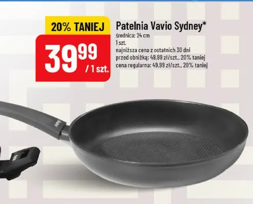Patelnia Vavio Sydney 24 cm promocja w POLOmarket