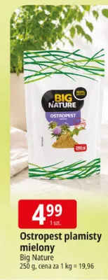 Ostropest plamisty mielony Big Nature promocja w Leclerc