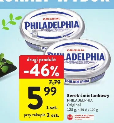 Serek śmietankowy Original promocja w Intermarche