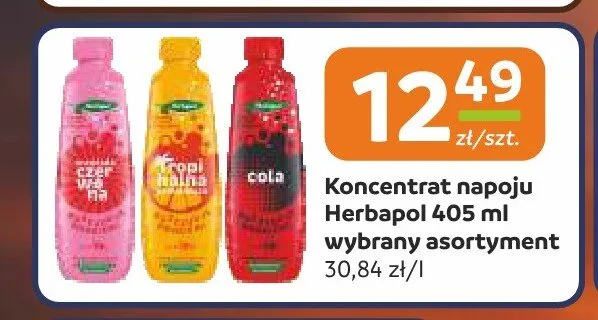 Koncentrat napoju Herbapol promocja w Gama