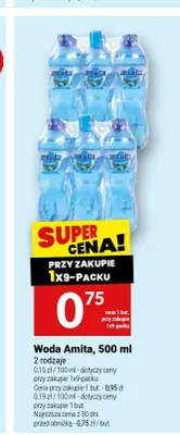 Woda Amita 500ml promocja w Twój Market