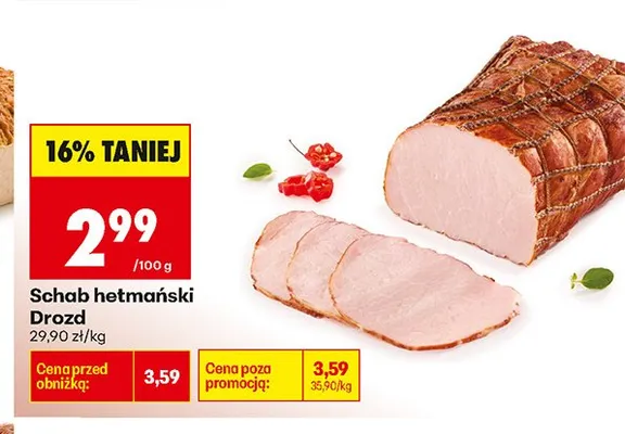 Schab hetmański Drozd promocja w Biedronka