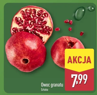 Owoc granatu promocja w Aldi