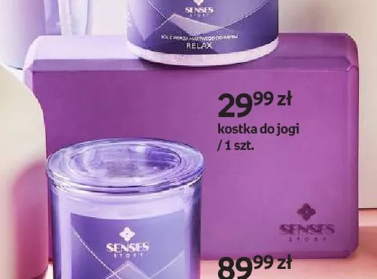 Kostka do jogi Senses Story promocja w Empik