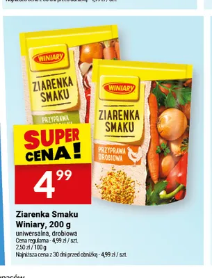 Ziarenka Smaku Winiary drobiowa promocja w Twój Market