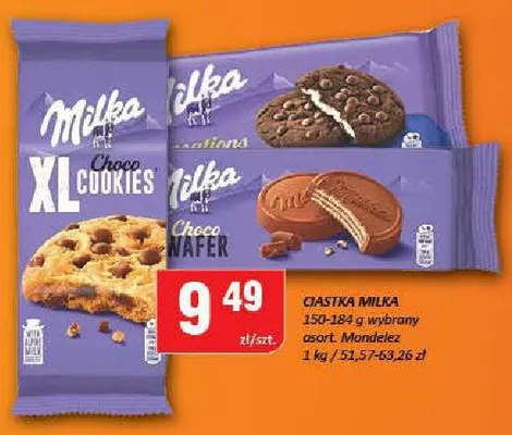 Ciastka XL Choco Cookies promocja w Chorten
