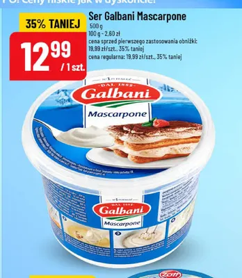 Ser Galbani Mascarpone promocja w POLOmarket
