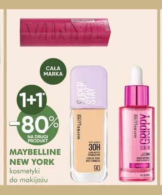 Kosmetyki do makijażu Maybelline New York promocja w Super-Pharm