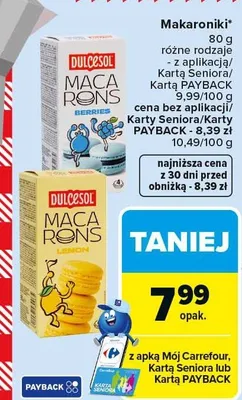 Makaroniki, różne rodzaje promocja w Carrefour