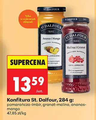 Konfitura granat-malina St. Dalfour promocja w Biedronka