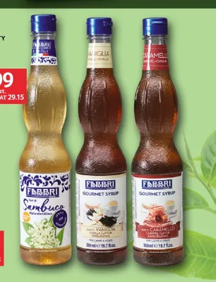 Syrop do herbaty Fabbri promocja w Selgros