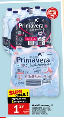 Woda gazowana Primavera promocja w Twój Market