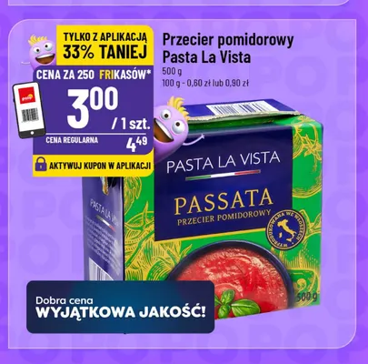 Przecier pomidorowy Pasta La Vista promocja w POLOmarket