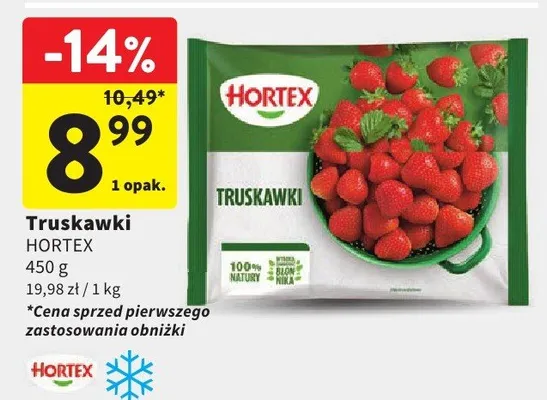 Truskawki Hortex promocja w Intermarche