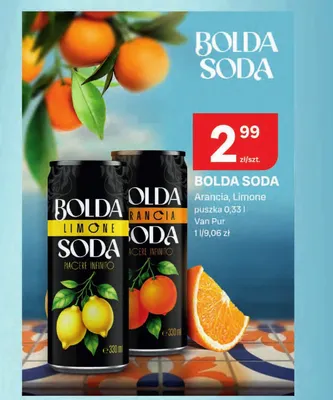 Napój gazowany Bolda Soda Limone promocja w Chorten