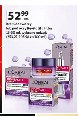 Krem do twarzy L'Oréal Paris Revitalift Filler promocja w Auchan