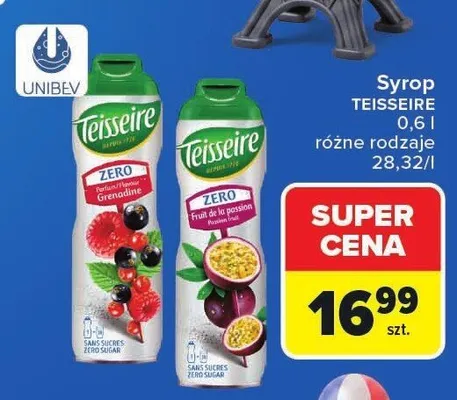 Syrop marakuja Teisseire Zero promocja w Carrefour Market