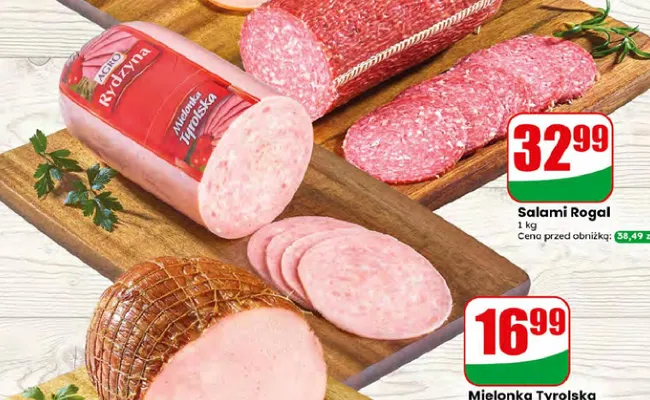 Mielonka Tyrolska Agro Rydzyna promocja w Dino