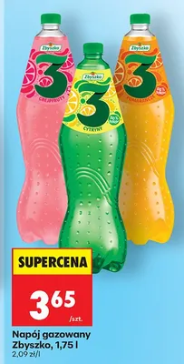 Napój gazowany Zbyszko 1,75 l promocja w Biedronka