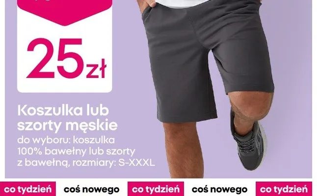 Szorty męskie promocja w Pepco