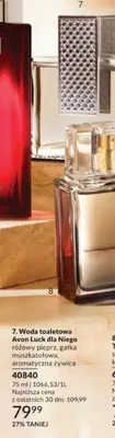 Woda toaletowa Avon Luck dla Niego promocja w AVON