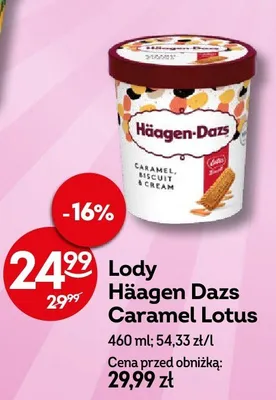 Lody Caramel Lotus promocja w Żabka