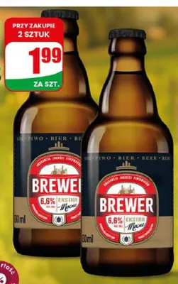 Piwo Brewer Extra Mocne promocja w Dino