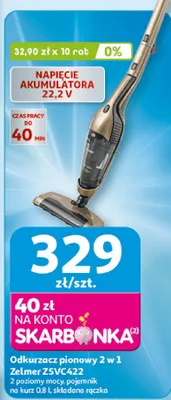 Odkurzacz pionowy 2 w 1 Zelmer ZSVC422 promocja w Auchan