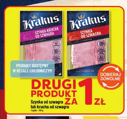 Szynka od szwagra Krakus promocja w POLOmarket