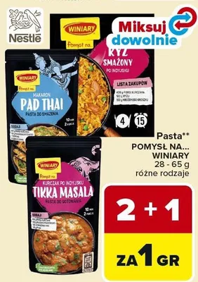 Pasta Pad Thai Winiary Pomysł Na promocja w Carrefour Market