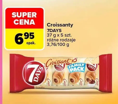 Croissanty 7Days 5-pak promocja w Carrefour