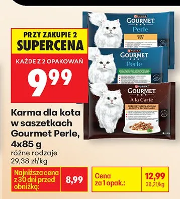 Karma dla kota w saszetkach Perle promocja w Biedronka