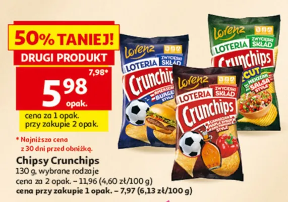 Chipsy Lorenz Crunchips Canadian Maple Bacon Style promocja w Auchan
