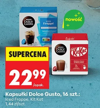 Kapsułki Nescafé Dolce Gusto Iced Frappé promocja w Biedronka