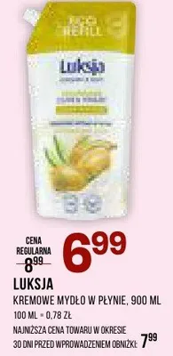 Kremowe mydło w płynie promocja w Drogerie Natura