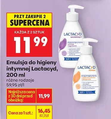 Emulsja do higieny intymnej różne rodzaje promocja w Biedronka