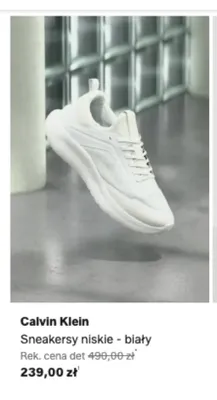 Sneakersy niskie Calvin Klein białe promocja w Lounge by Zalando