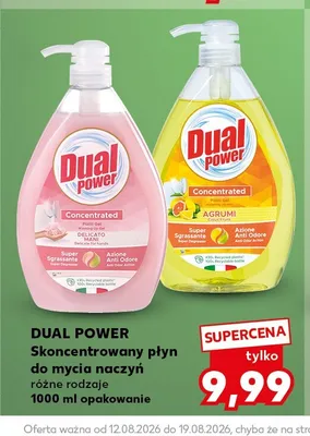 Skoncentrowany płyn do mycia naczyń Dual Power Agrumi promocja w Kaufland