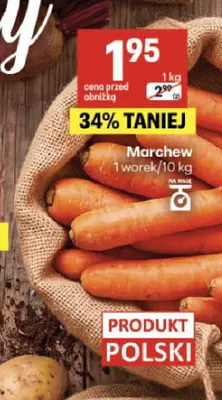 Marchew promocja w Delikatesy Centrum