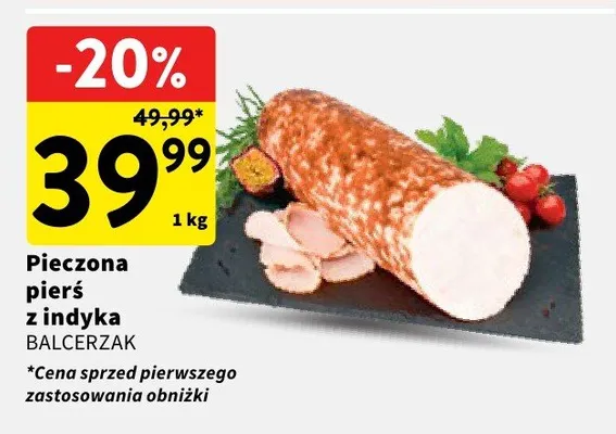 Pieczona pierś z indyka BALCERZAK promocja w Intermarche