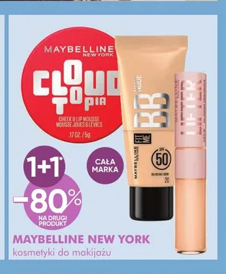 Kosmetyki do makijażu Maybelline New York promocja w Super-Pharm