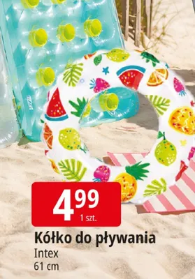Materac do pływania Intex 188x71cm promocja w Leclerc