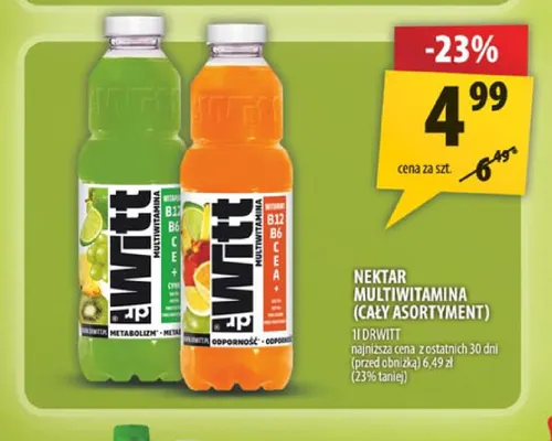 Nektar multiwitamina Metabolizm DrWitt promocja w Arhelan