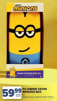 Pojemnik Kevin Minions Box 10l promocja w Stokrotka