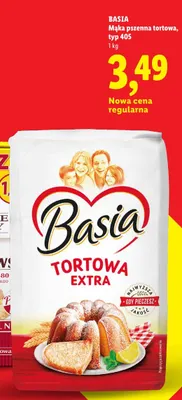 Mąka pszenna tortowa typ 405 Basia promocja w Lidl