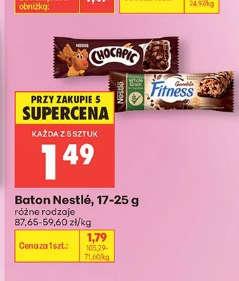 Baton Nestlé Fitness promocja w Biedronka
